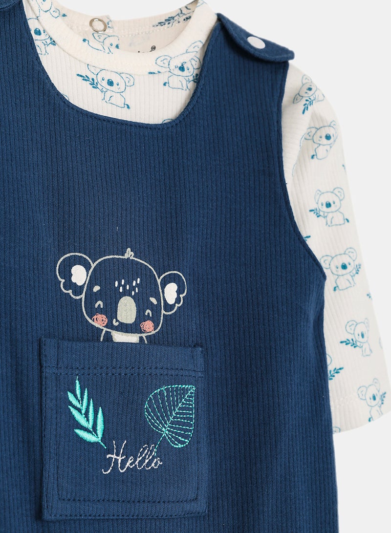 Junior Baby Boys Romper Set Pack Of 2 - Image 2